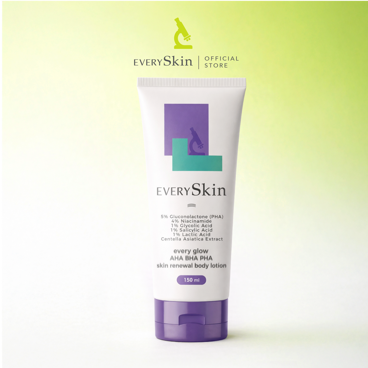 Every Glow AHA BHA PHA Skin Renewal Body Lotion